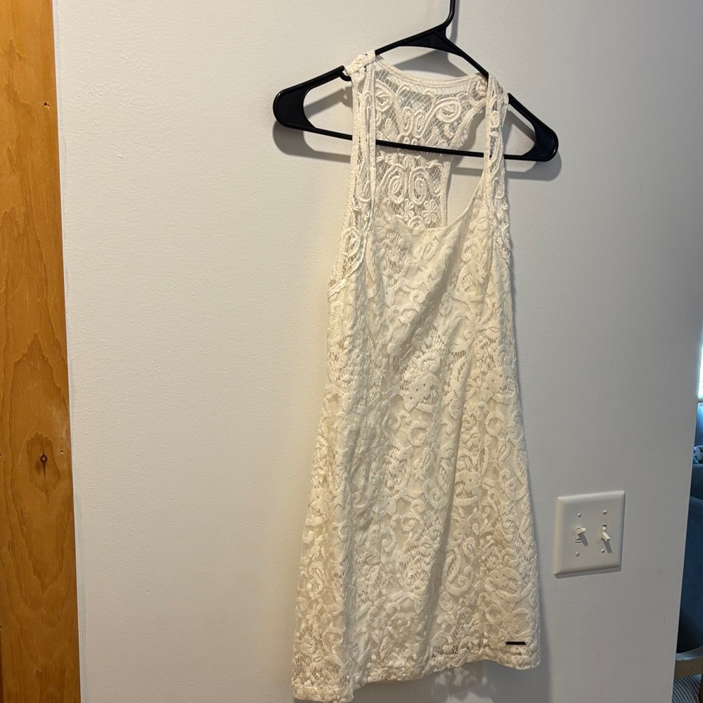 Abercrombie & Fitch Cream Lace Detail